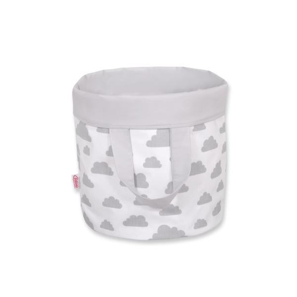 Cestino per i Giochi Double-Face M Grigio Nuvole