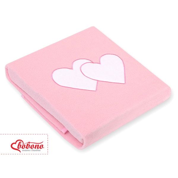 Coperta per Neonati Rosa Cuori