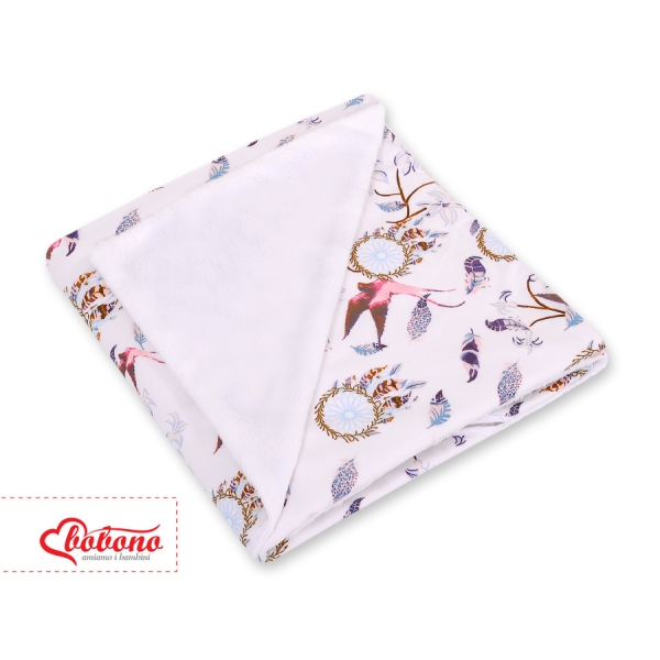 Coperta per Seggiolino Auto Bifacciale Rosa Rondini