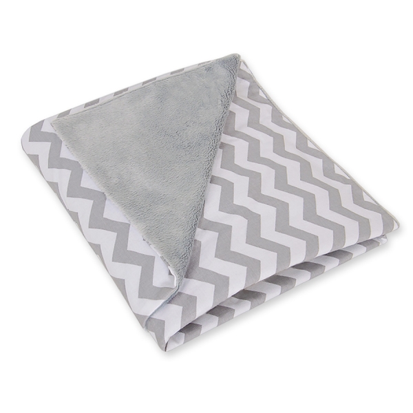 Copertina a Doppia Faccia per Seggiolino Auto Grigio Chevron