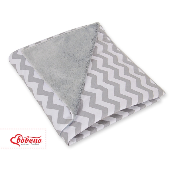 Copertina a Doppia Faccia per Seggiolino Auto Grigio Chevron