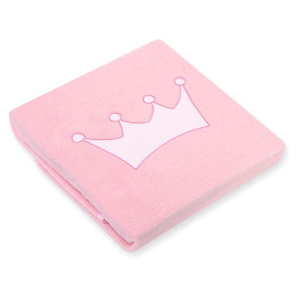 Copertina in Pile per Neonato Rosa Little Prince/Princess