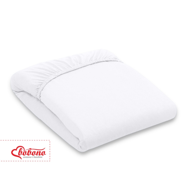 Coprimaterasso in Jersey per Lettino 120x60cm Bianca