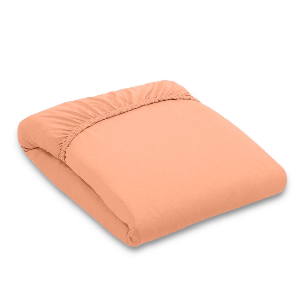 Coprimaterasso in Jersey per Lettino 140x70cm Arancio