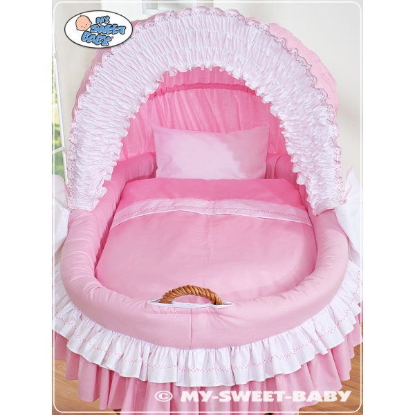 Culla con Cappotta Ruote Grandi Rosa Bella per Ragazze