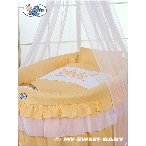 Culla di Vimini con Baldacchino Pesca Little Prince/Princess