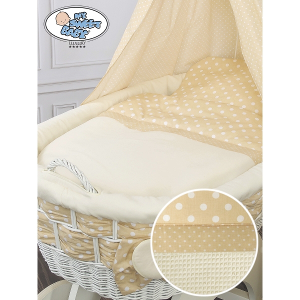 Culla di Vimini Drappeggio Isabella