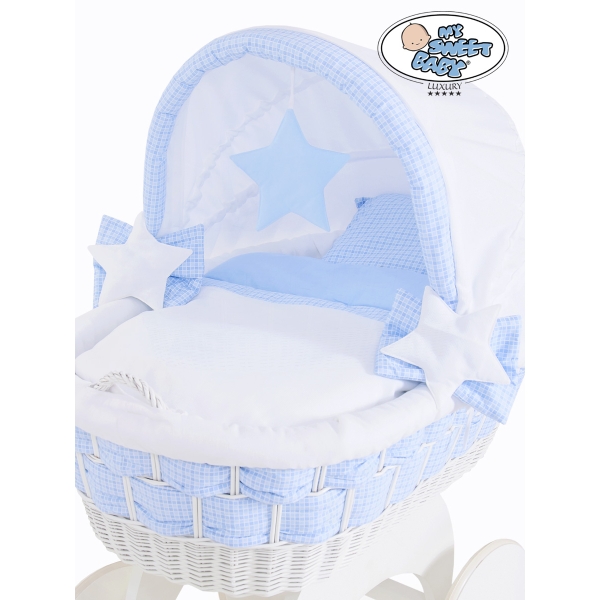 Culla in Rattan con Ruote Isabella