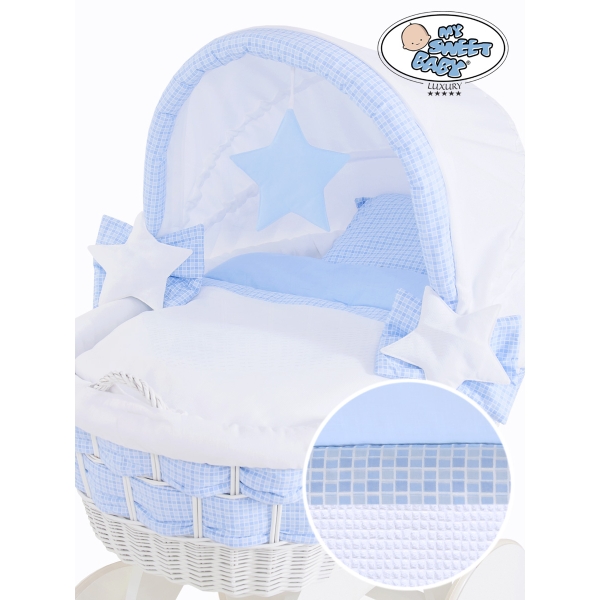 Culla in Rattan con Ruote Isabella