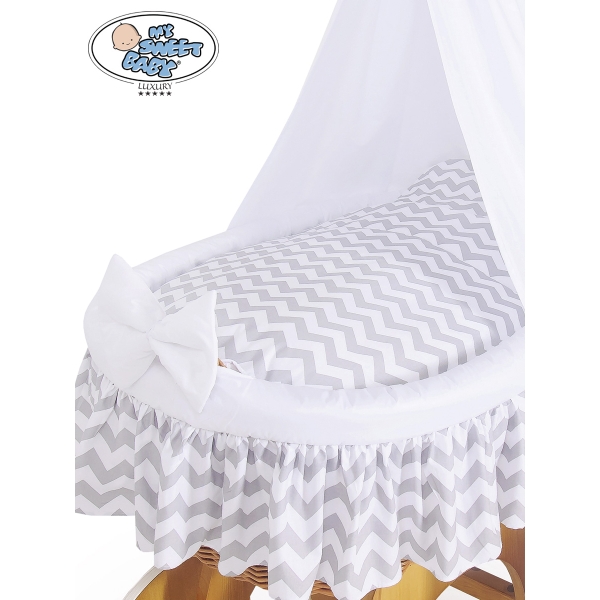 Culla in Vimini con Baldacchino Hanna
