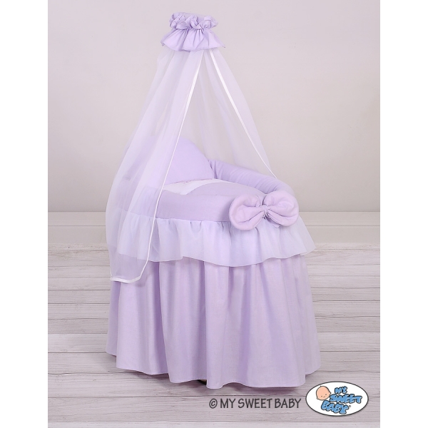 Culla in Vimini con Drappo per le Bambole Lilla Little Prince/Princess
