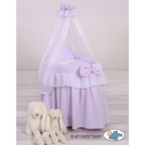 Culla in Vimini con Drappo per le Bambole Lilla Little Prince/Princess