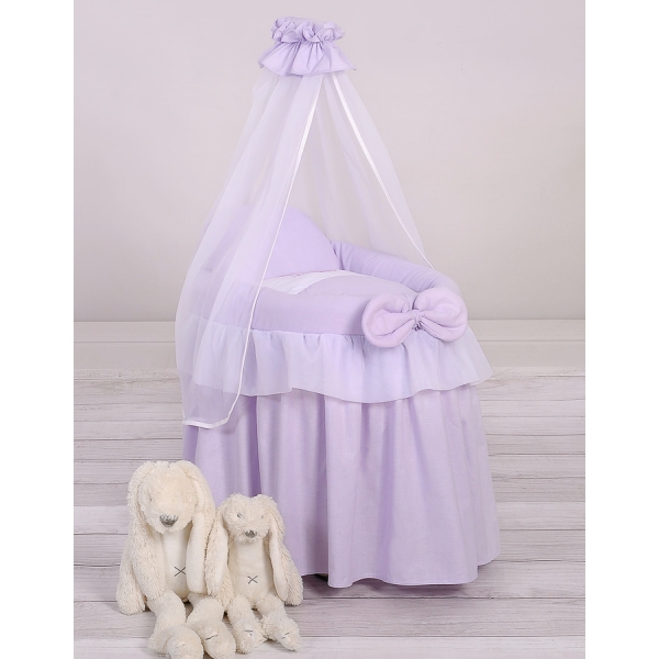 Culla in Vimini con Drappo per le Bambole Lilla Little Prince/Princess