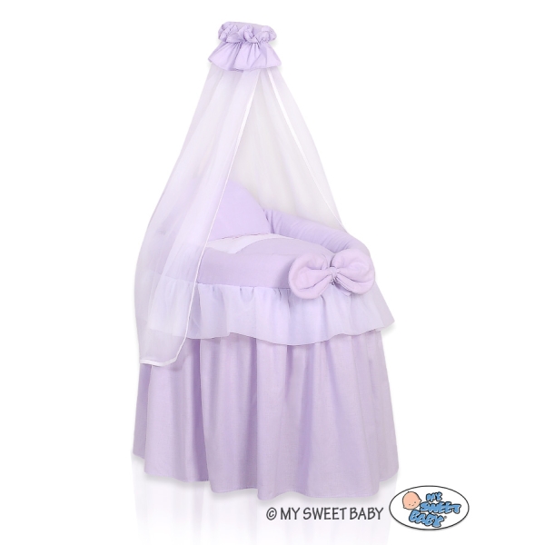 Culla in Vimini con Drappo per le Bambole Lilla Little Prince/Princess