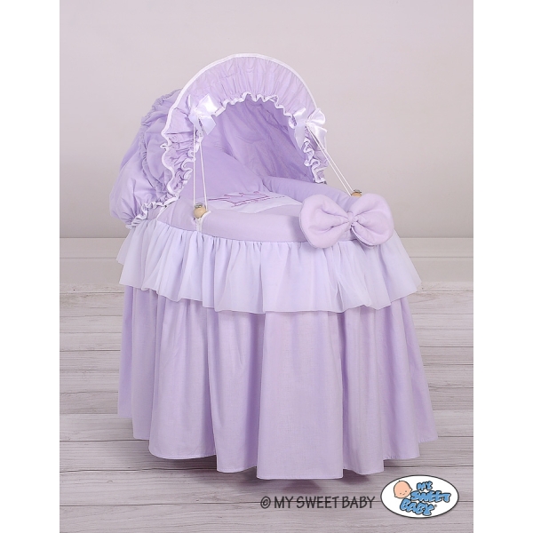 Culla per Bambole con Cappotta Lilla Little Prince/Princess