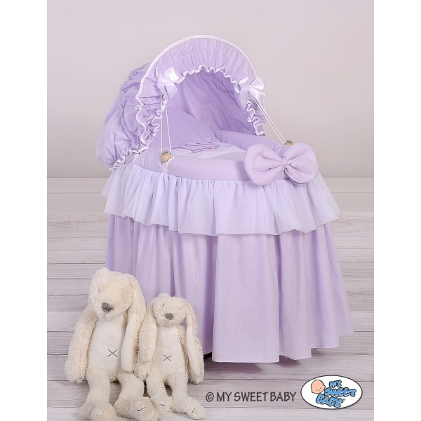 Culla per Bambole con Cappotta Lilla Little Prince/Princess