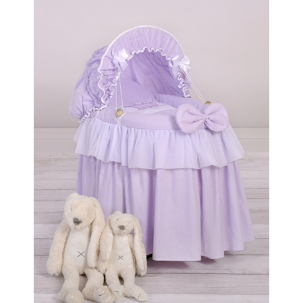 Culla per Bambole con Cappotta Lilla Little Prince/Princess