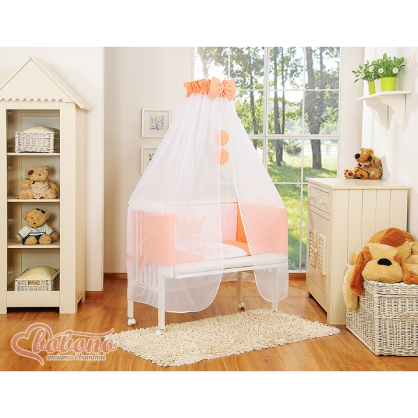 Culle Fianco Letto per Neonati con Zanzariera Pesca Little Prince/Princess