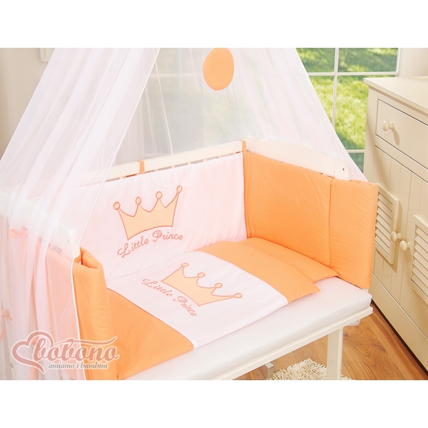 Culle Fianco Letto per Neonati con Zanzariera Pesca Little Prince/Princess