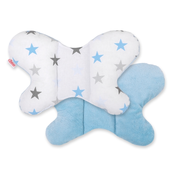 Cuscino Antiurto a Forma di Farfalla Blu Stelle