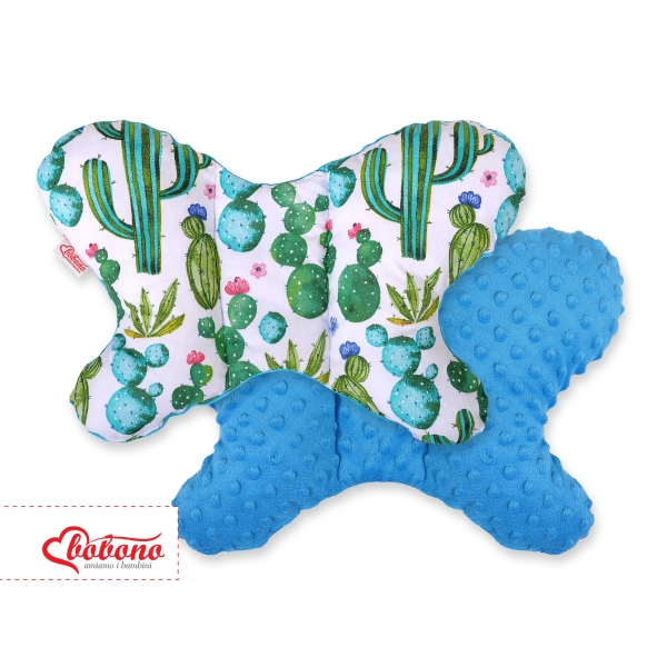 Cuscino Antiurto a Forma di Farfalla Turchese