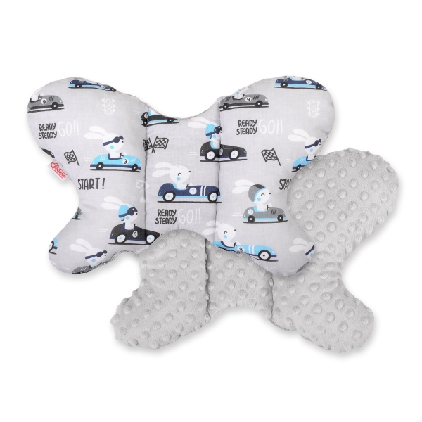 Cuscino Antiurto Anti Shock - Farfalla Grigio Conigli