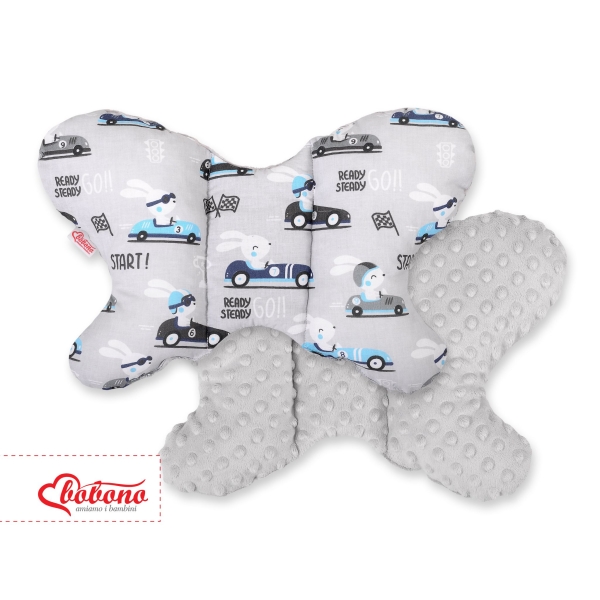 Cuscino Antiurto Anti Shock - Farfalla Grigio Conigli