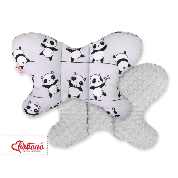 Cuscino Antiurto Anti Shock - Farfalla Grigio Panda