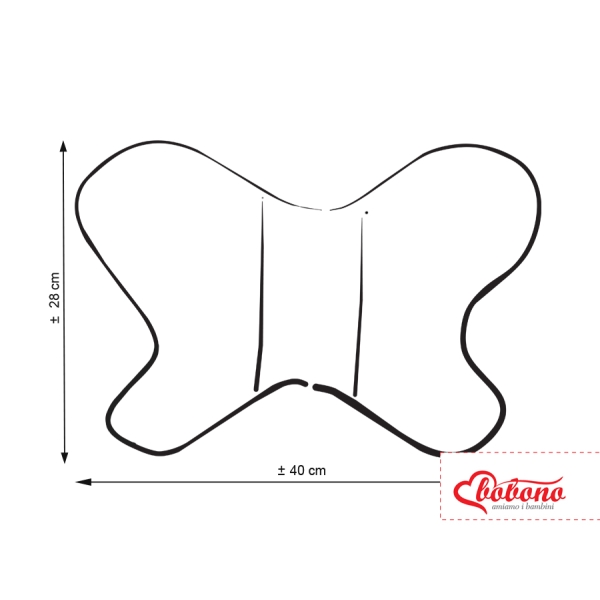 Cuscino Antiurto Anti Shock - Farfalla Menta Riccio
