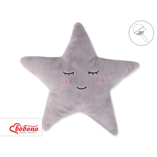 Cuscino con Sonaglio a Forma di Stella - Little Star Grigio
