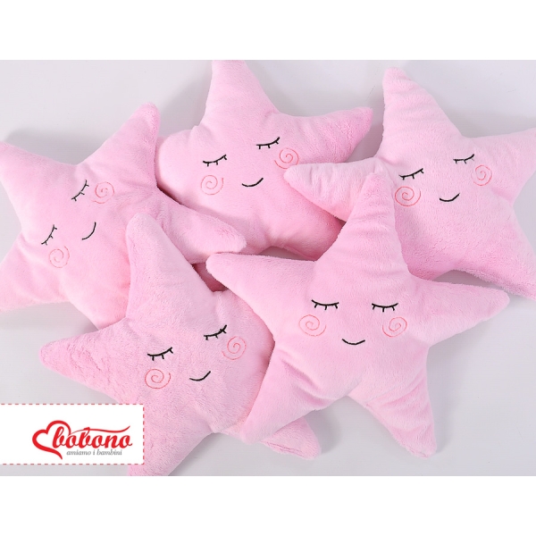 Cuscino con Sonaglio a Forma di Stella - Little Star Rosa