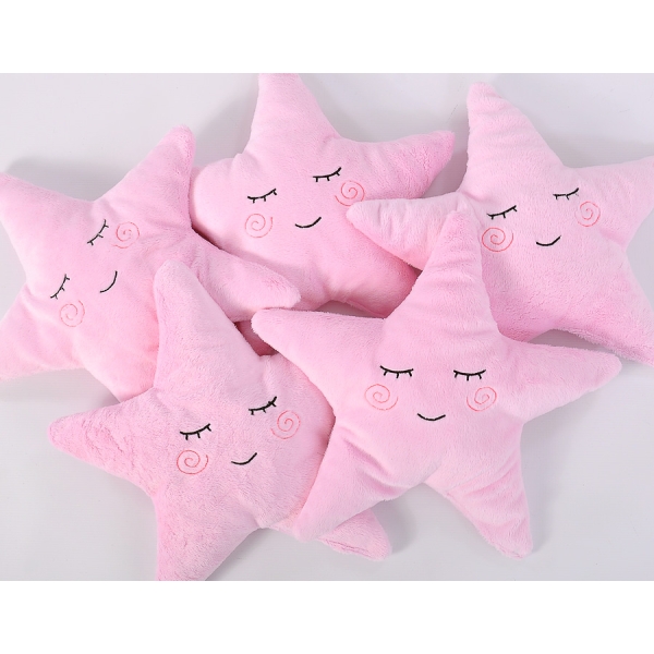 Cuscino con Sonaglio a Forma di Stella - Little Star Rosa