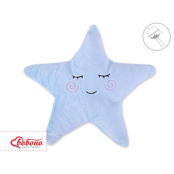 Cuscino Stella con Sonaglio - Little Star Blu