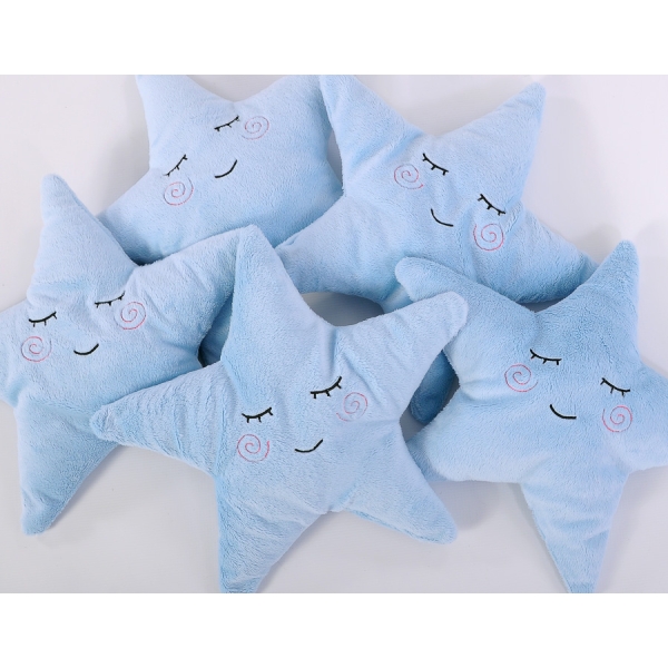 Cuscino Stella con Sonaglio - Little Star Blu