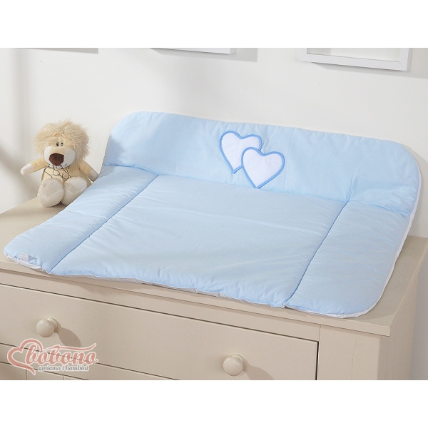 Fasciatoio Morbido Blu Cuori