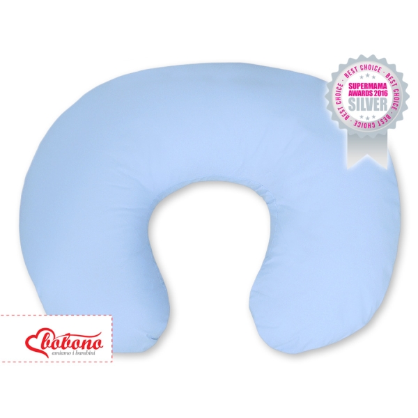 Federa Cuscino Allattamento Blu Cuori