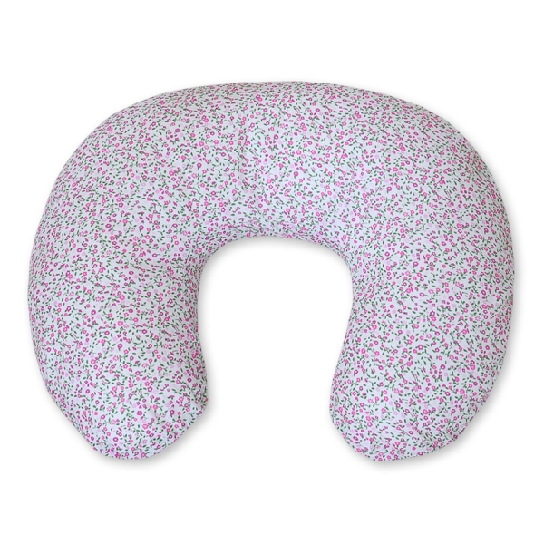 Federa per Cuscino per Allattamento Rosa Fiori Fiori Cuori