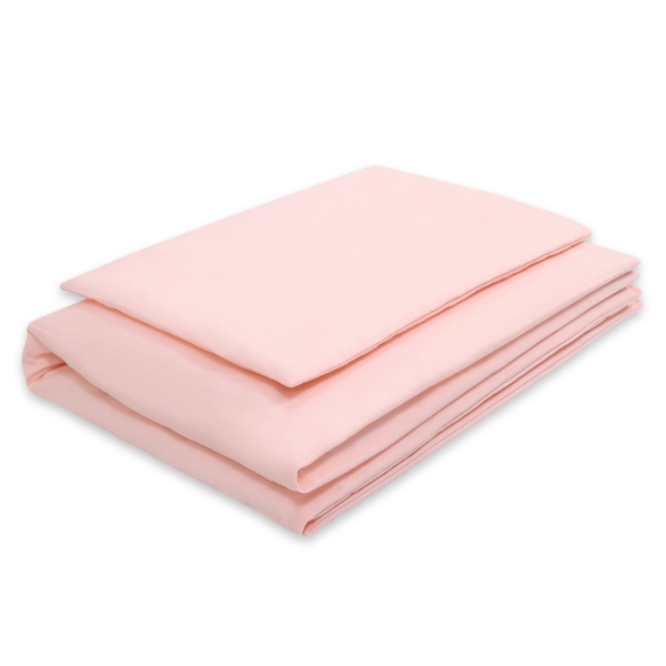 Federa e Copripiumino per Lettino Rosa Cipria