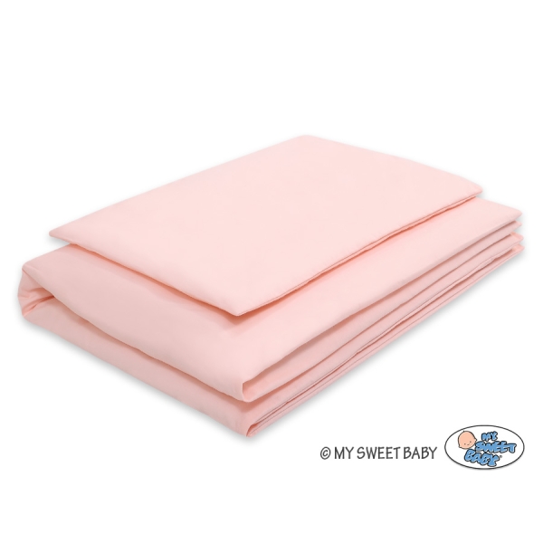 Federa e Copripiumino per Lettino Rosa Cipria