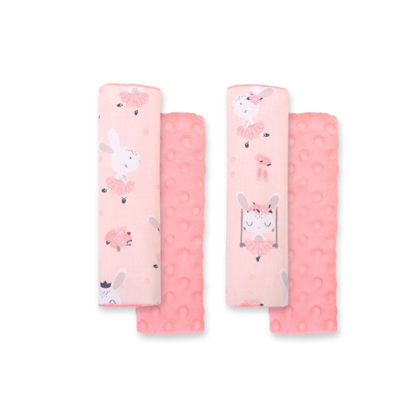 Imbottitura per Cintura di Sicurezza Rosa Ballerine Rosa Cipria