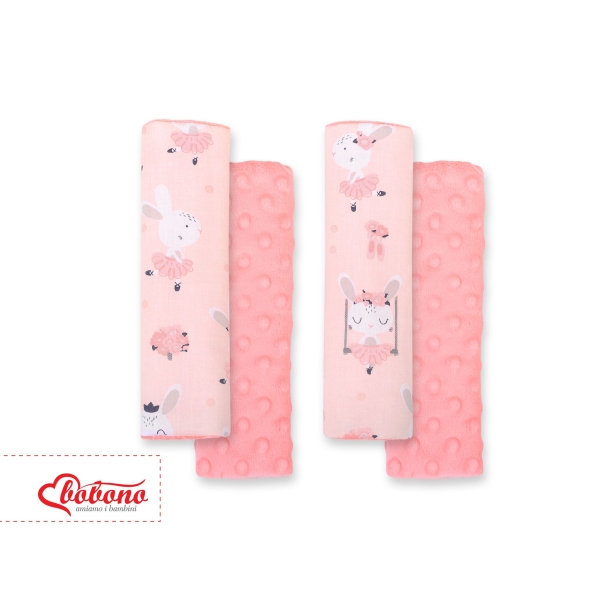 Imbottitura per Cintura di Sicurezza Rosa Ballerine Rosa Cipria