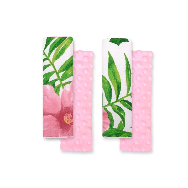 Imbottitura per Cintura di Sicurezza Rosa Fiore Tropicale