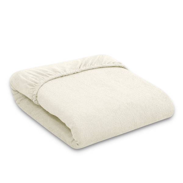 Lenzuolino con Elastico in Spugna 120x60cm Creme