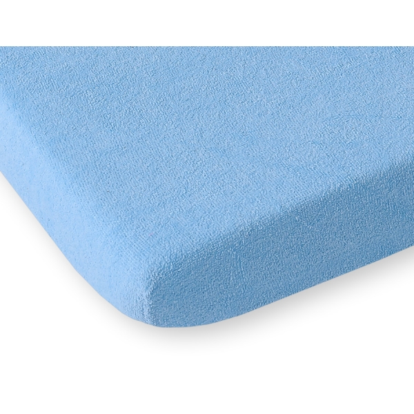 Lenzuolino con Elastico in Spugna 140x70cm Blu