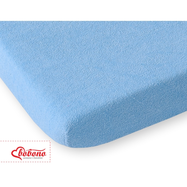 Lenzuolino con Elastico in Spugna 140x70cm Blu