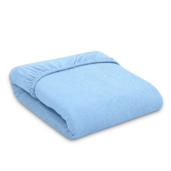 Lenzuolino con Elastico in Spugna 140x70cm Blu