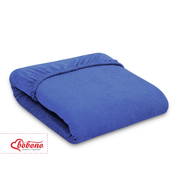 Lenzuolino con Elastico in Spugna 80x200cm Blu Scuro