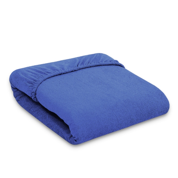 Lenzuolino con Elastico in Spugna 80x200cm Blu Scuro