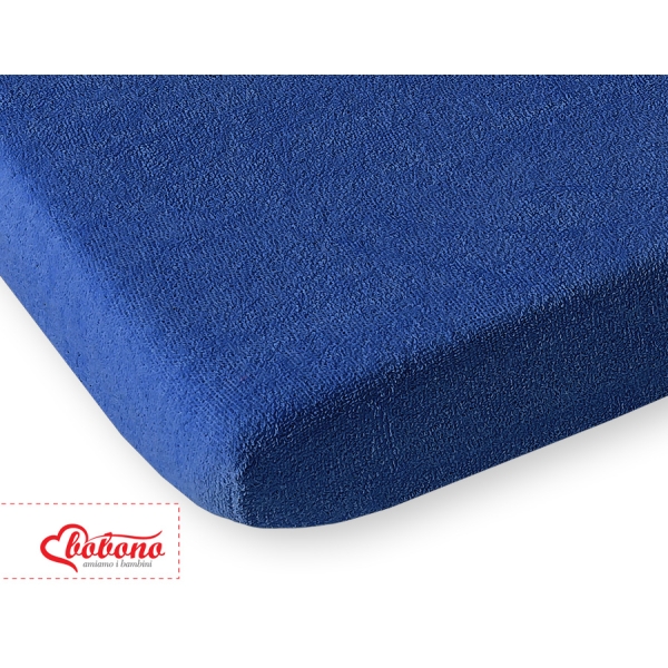 Lenzuolino con Elastico in Spugna 80x200cm Blu Scuro