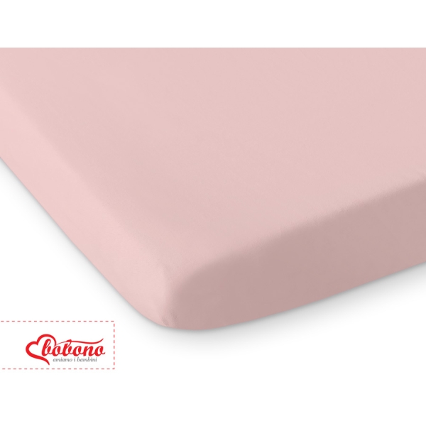 Lenzuolino di Cotone 60x120cm per Lettino Bianca Rosa Scuro